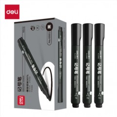 得力(deli)粗头物流油性笔 墨量升级大容量快递签字办公文具马克笔记号笔 P06681